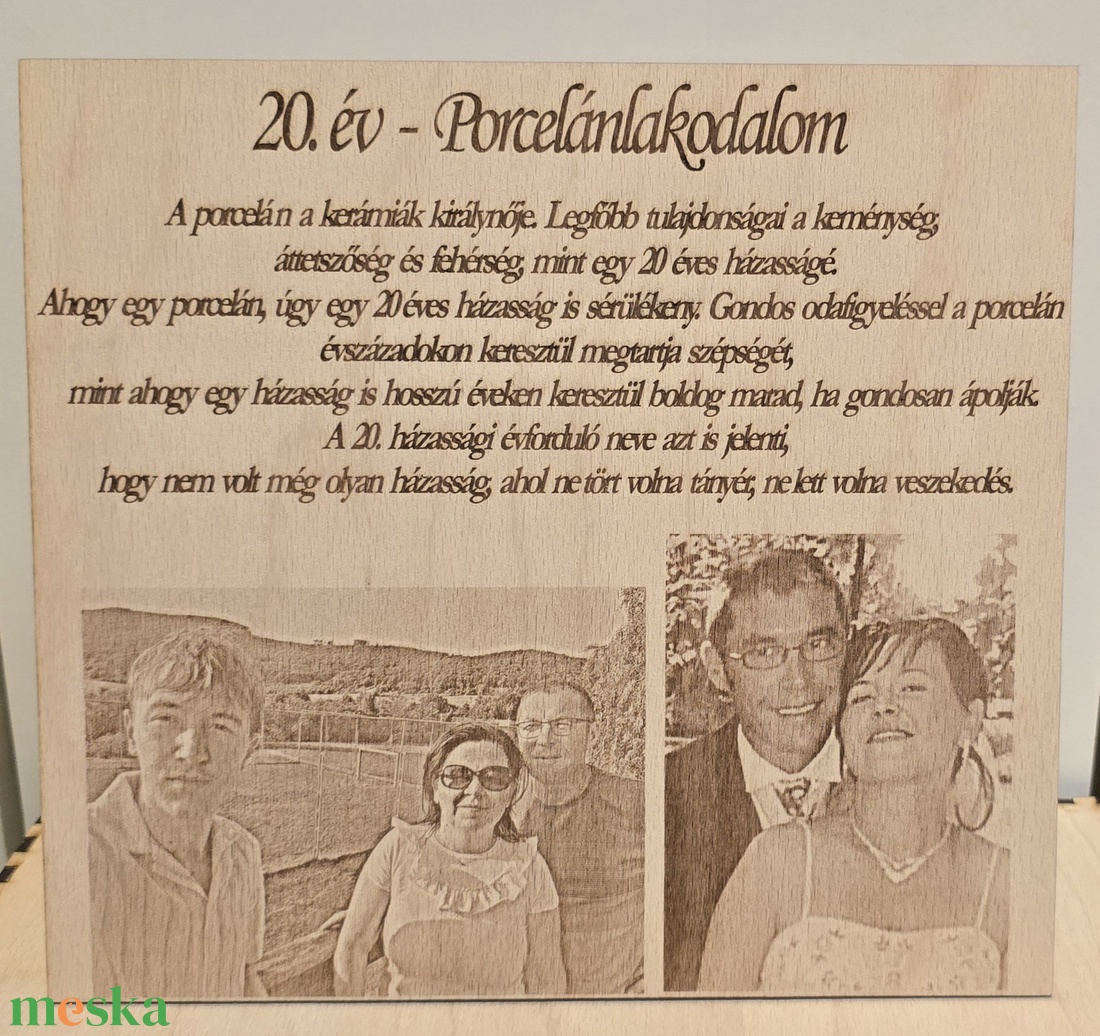 Személyre szabott gravírozott fa emléktábla évfordulóra - otthon & életmód - dekoráció - kép & falikép - fából készült kép - Meska.hu Személyre szabott gravírozott fa emléktábla évfordulóra - otthon & életmód - dekoráció - kép & falikép - fából készült kép - Meska.hu