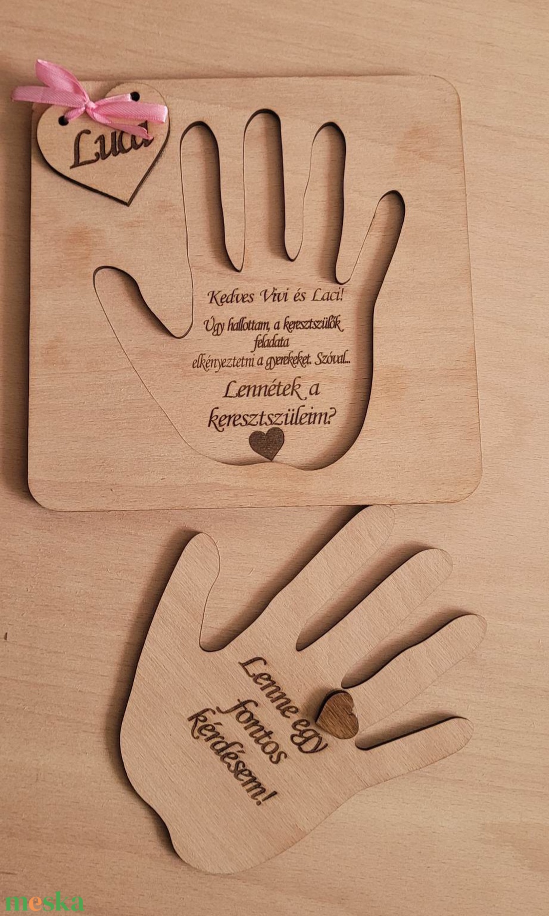 Keresztszülő felkérő  gravírozott fa emlék  - játék & sport - keresztelőajándékok - Meska.hu Keresztszülő felkérő  gravírozott fa emlék  - játék & sport - keresztelőajándékok - Meska.hu