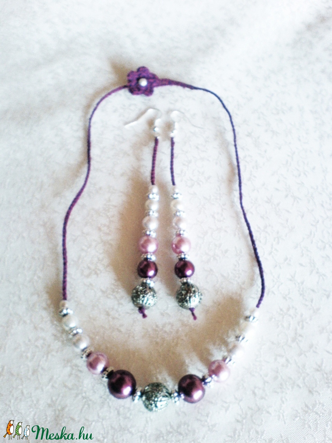 Gyöngyös ékszerszett -  - Meska.hu