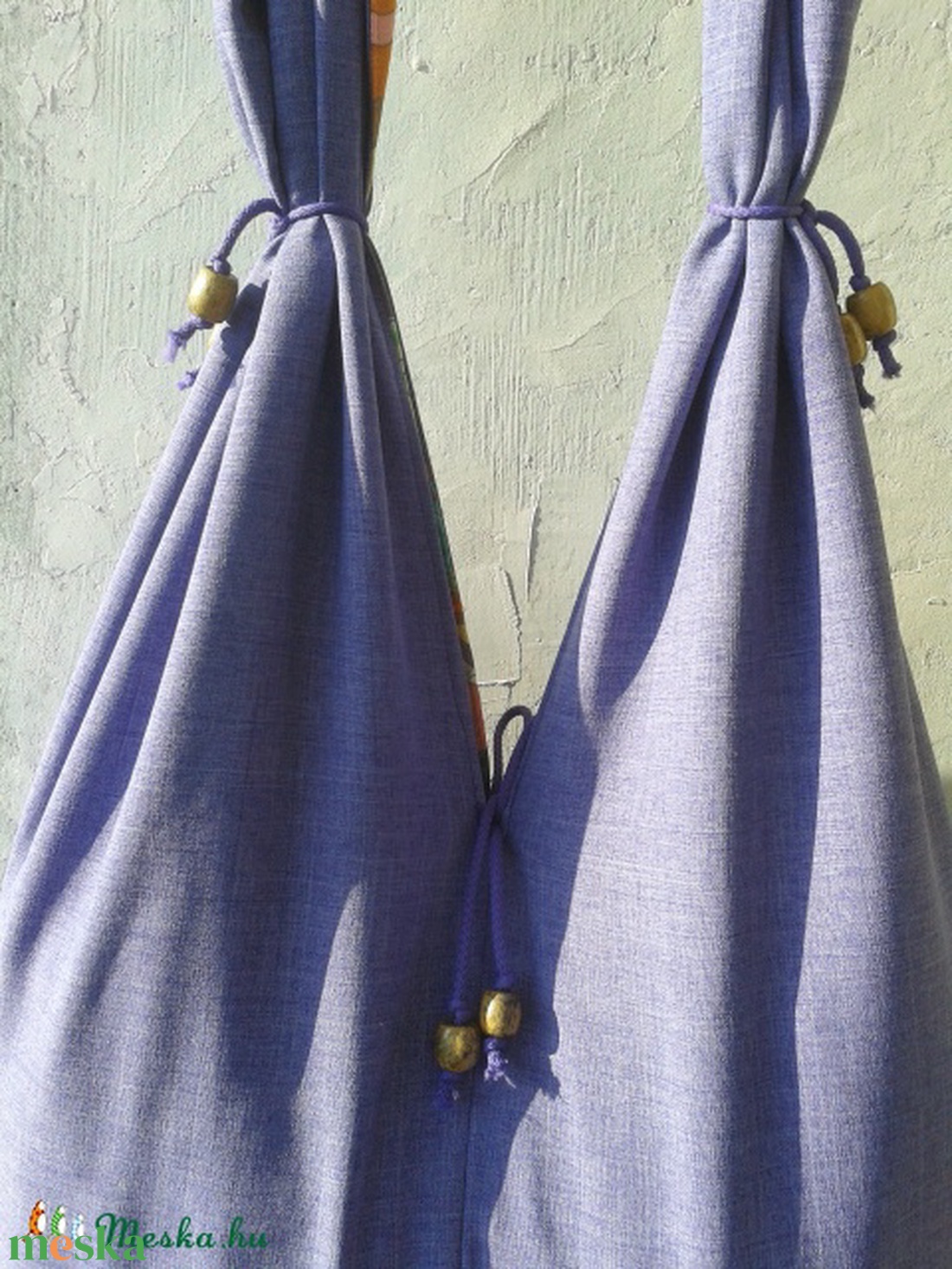 Copf táska  2in1  Nyaralós mintás és levendulalila - táska & tok - kézitáska & válltáska - válltáska - Meska.hu