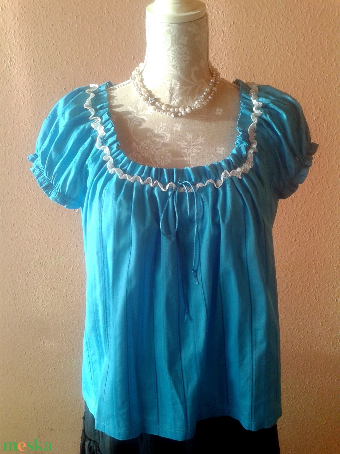 Biedermeier kisasszony - ruha & divat - női ruha - póló, felső - Meska.hu