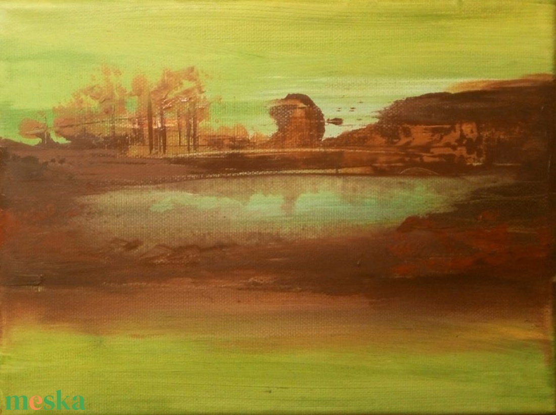 Fák a tónál 18x24 akrilfestmény - művészet - festmény - akril - Meska.hu Fák a tónál 18x24 akrilfestmény - művészet - festmény - akril - Meska.hu