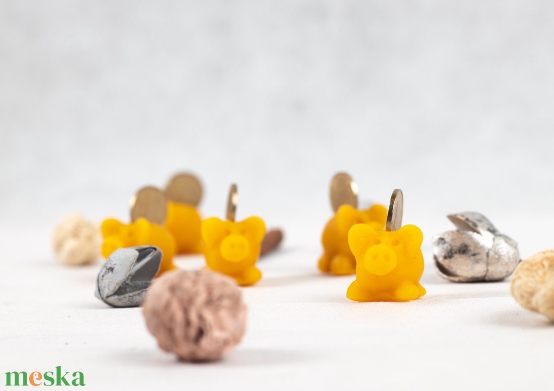 Méhviasz szerencsemalac - otthon & életmód - gyertya, illat, aroma - gyertya - Meska.hu