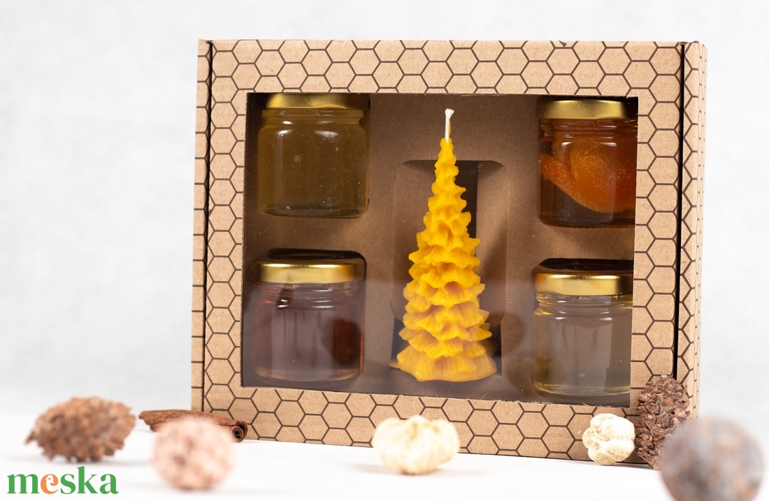 Mézválogatás méhviasz gyertyával - szépségápolás - egészségmegőrzési kellékek - Meska.hu