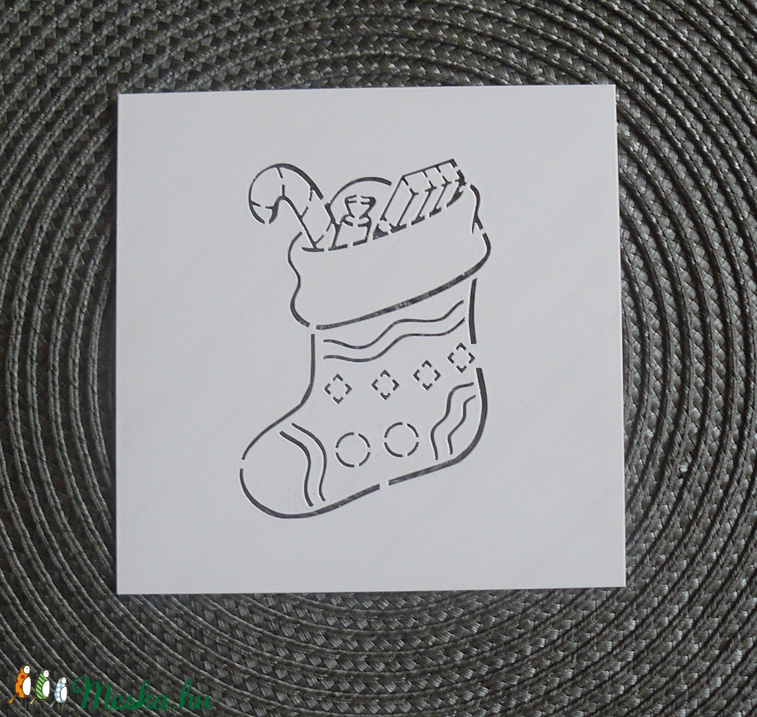 4 db. Karácsonyi sablon. (Stencil) - - Meska.hu 4 db. Karácsonyi sablon. (Stencil) - - Meska.hu
