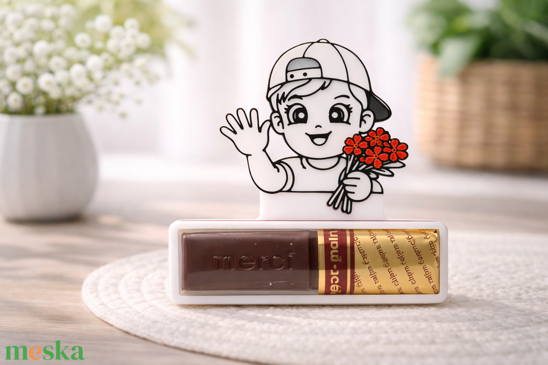 Kinder Merci csokitartó - kellékek & szerszámok - dekorációs kellékek - figurák - Meska.hu