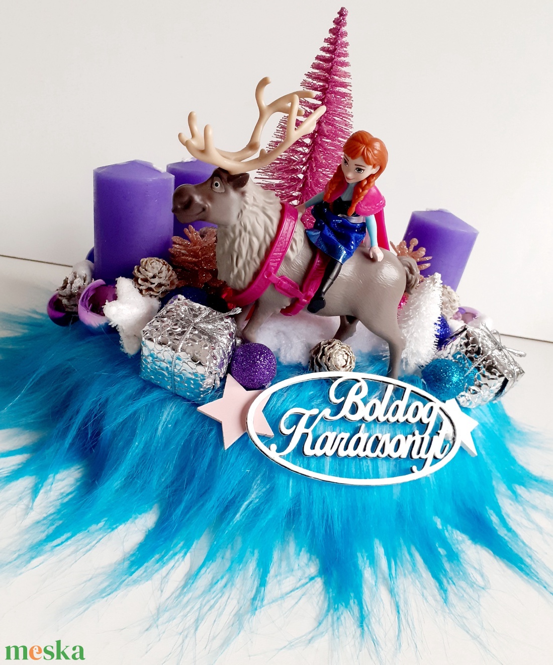 Disney adventi koszorú/ Anna és Swen - karácsony - adventi díszek - adventi koszorú - Meska.hu Disney adventi koszorú/ Anna és Swen - karácsony - adventi díszek - adventi koszorú - Meska.hu