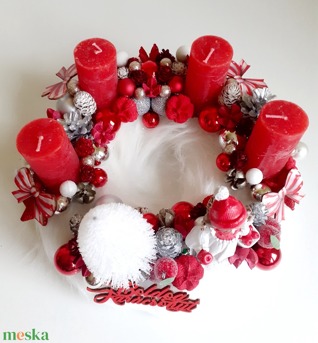 Adventi koszorú kislány almás kosárral - karácsony - adventi díszek - adventi koszorú - Meska.hu Adventi koszorú kislány almás kosárral - karácsony - adventi díszek - adventi koszorú - Meska.hu