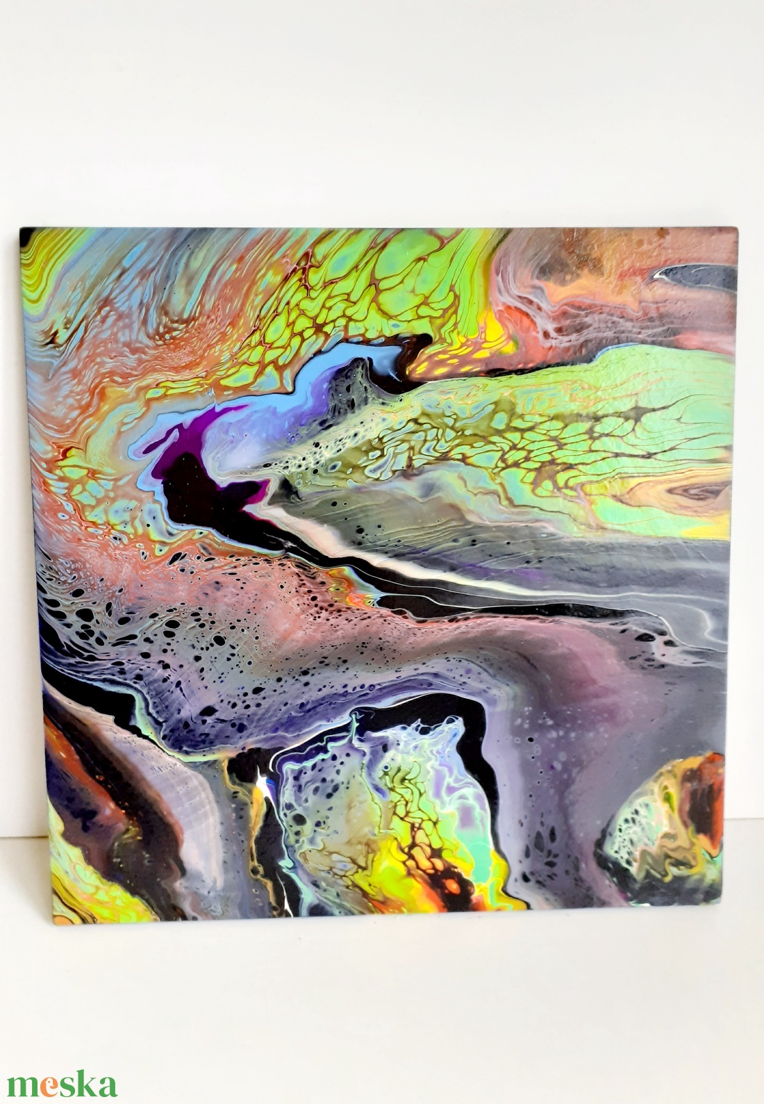 Fluid-art festmény -Folyam - művészet - festmény - akril - Meska.hu Fluid-art festmény -Folyam - művészet - festmény - akril - Meska.hu