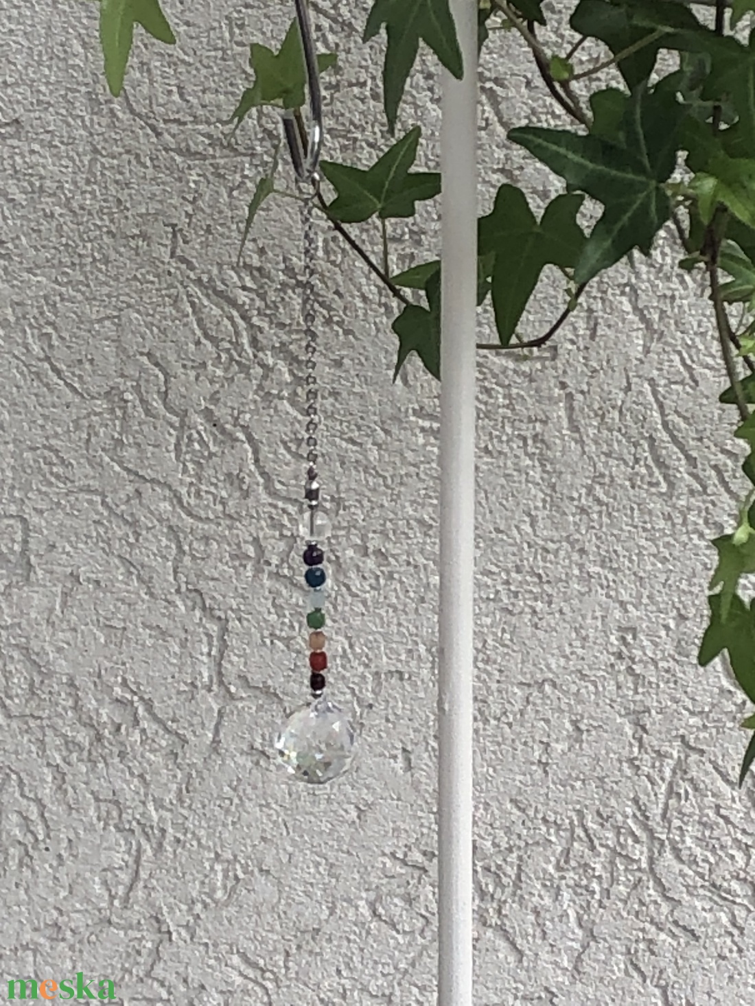 Csakra kristály függő - Feng Shui függő - szivárvány kristály - napfogó - otthon & életmód - dekoráció - fali és függő dekoráció - függődísz - Meska.hu