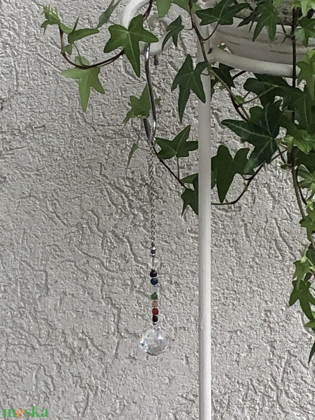 Csakra kristály függő - Feng Shui függő - szivárvány kristály - napfogó - otthon & életmód - dekoráció - fali és függő dekoráció - függődísz - Meska.hu