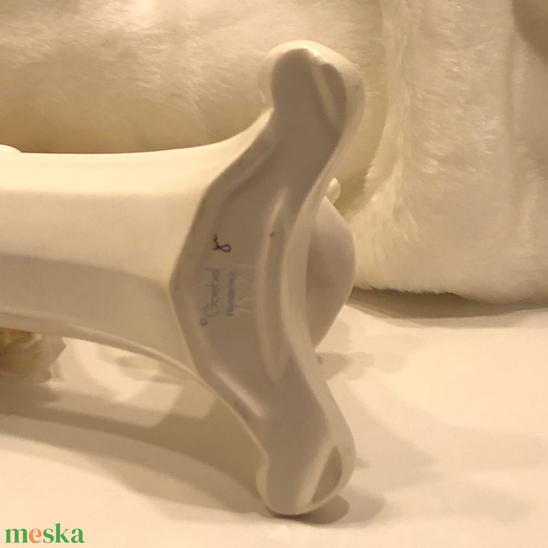 Goebel hófehér porcelán adventi gyertyatartó - karácsony - adventi díszek - adventi gyertyadíszek és koszorúdíszek - Meska.hu