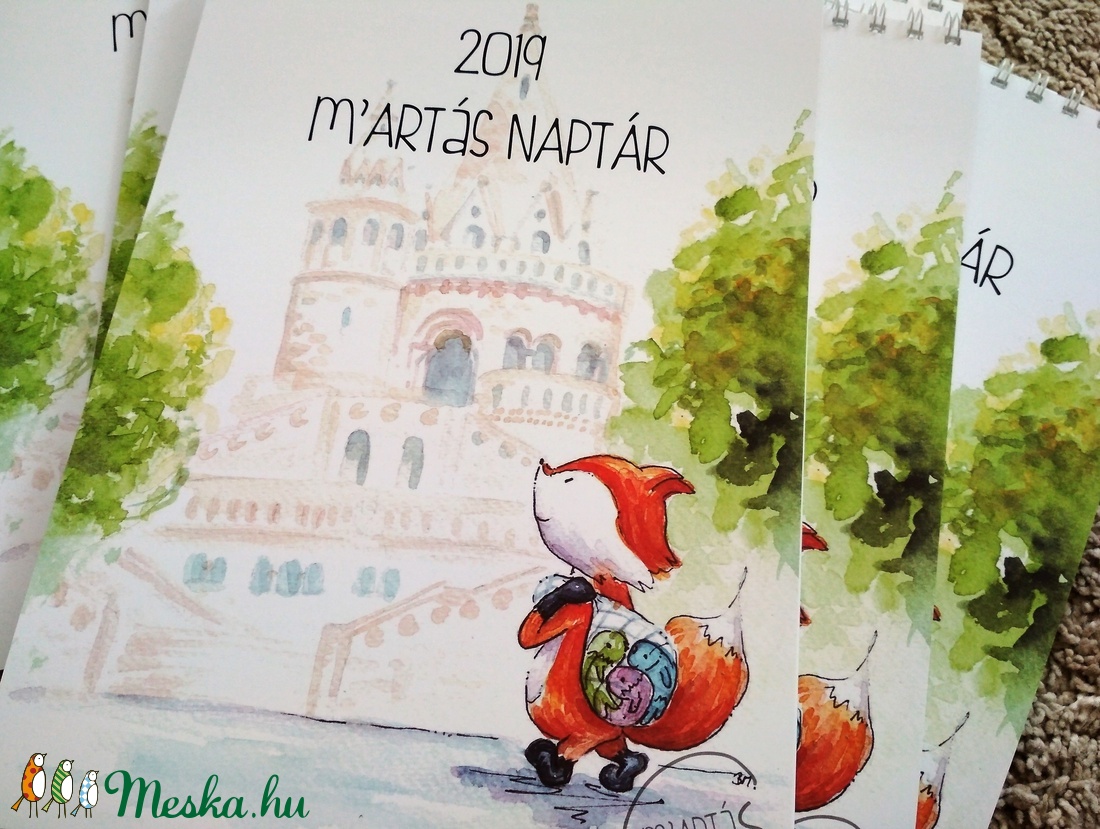 2019-es m'ARTás falinaptár -  - Meska.hu