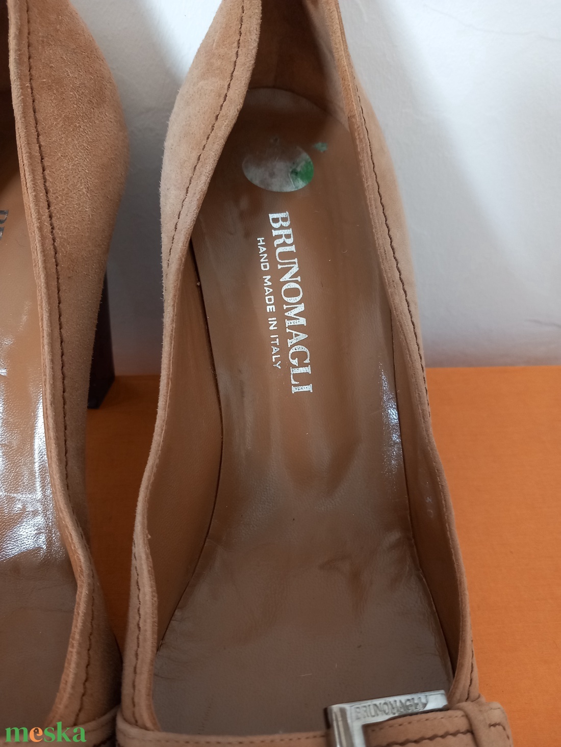 Vintage Bruno Magli olasz bőr cipő 40-es - ruha & divat - cipő & papucs - cipő, szandál - Meska.hu