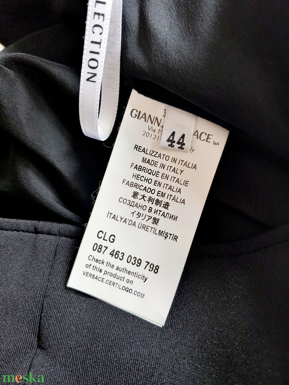 Gianni Versace Collection fekete pulóver és szoknya szett M méret - ruha & divat - női ruha - pulóver - Meska.hu Gianni Versace Collection fekete pulóver és szoknya szett M méret - ruha & divat - női ruha - pulóver - Meska.hu