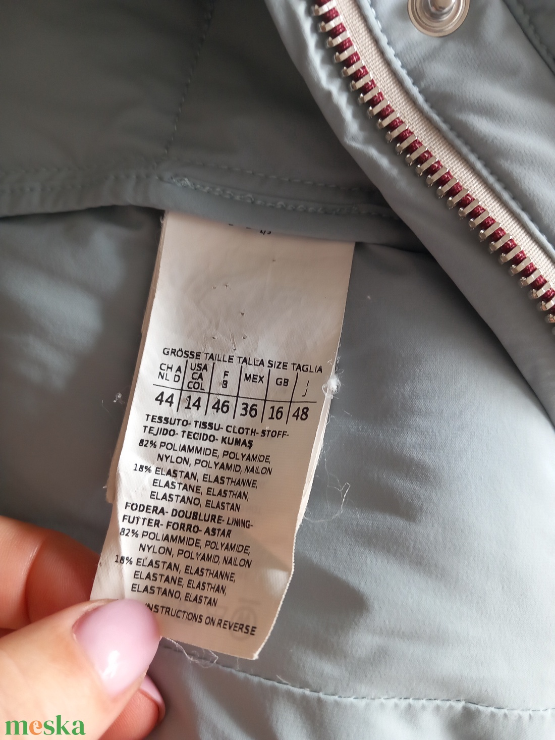 Vintage Maxmara Studio télikabát,kapucnis dzseki 44-es méret - ruha & divat - női ruha - kabát - Meska.hu