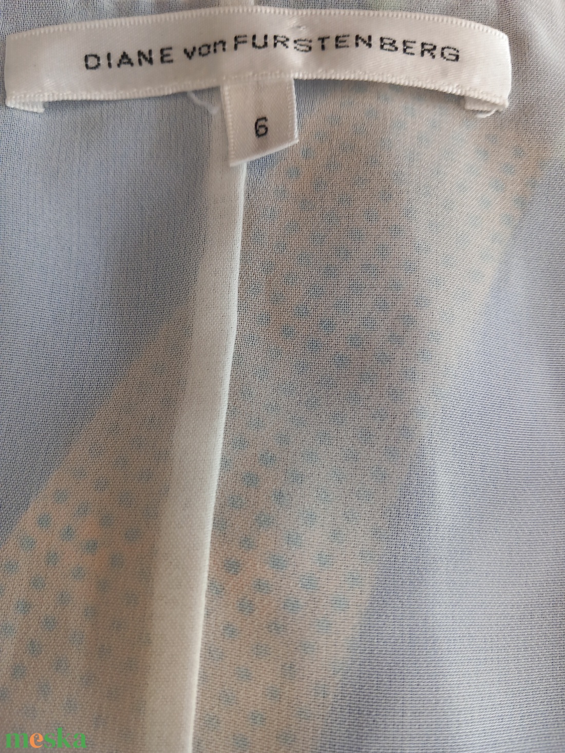 Vintage Diane Von Fürstenberg bohém selyem ruha S méret - ruha & divat - női ruha - ruha - Meska.hu