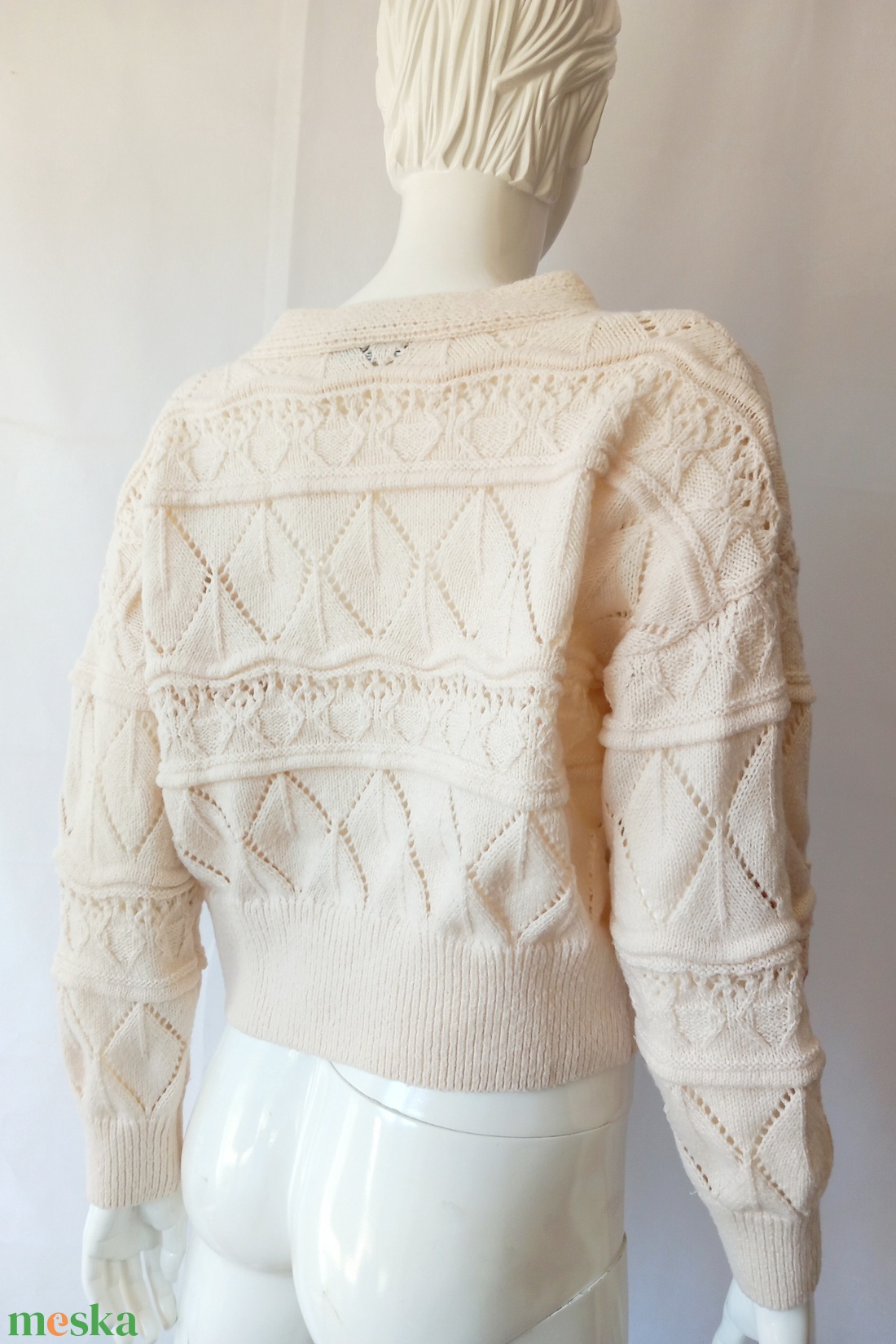 Luisa Spagnioli himzett kardigán M méret - ruha & divat - női ruha - pulóver - Meska.hu