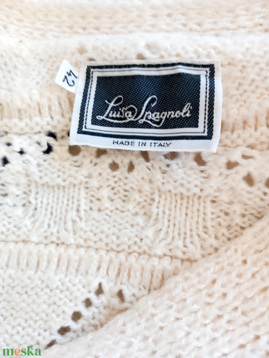 Luisa Spagnioli himzett kardigán M méret - ruha & divat - női ruha - pulóver - Meska.hu