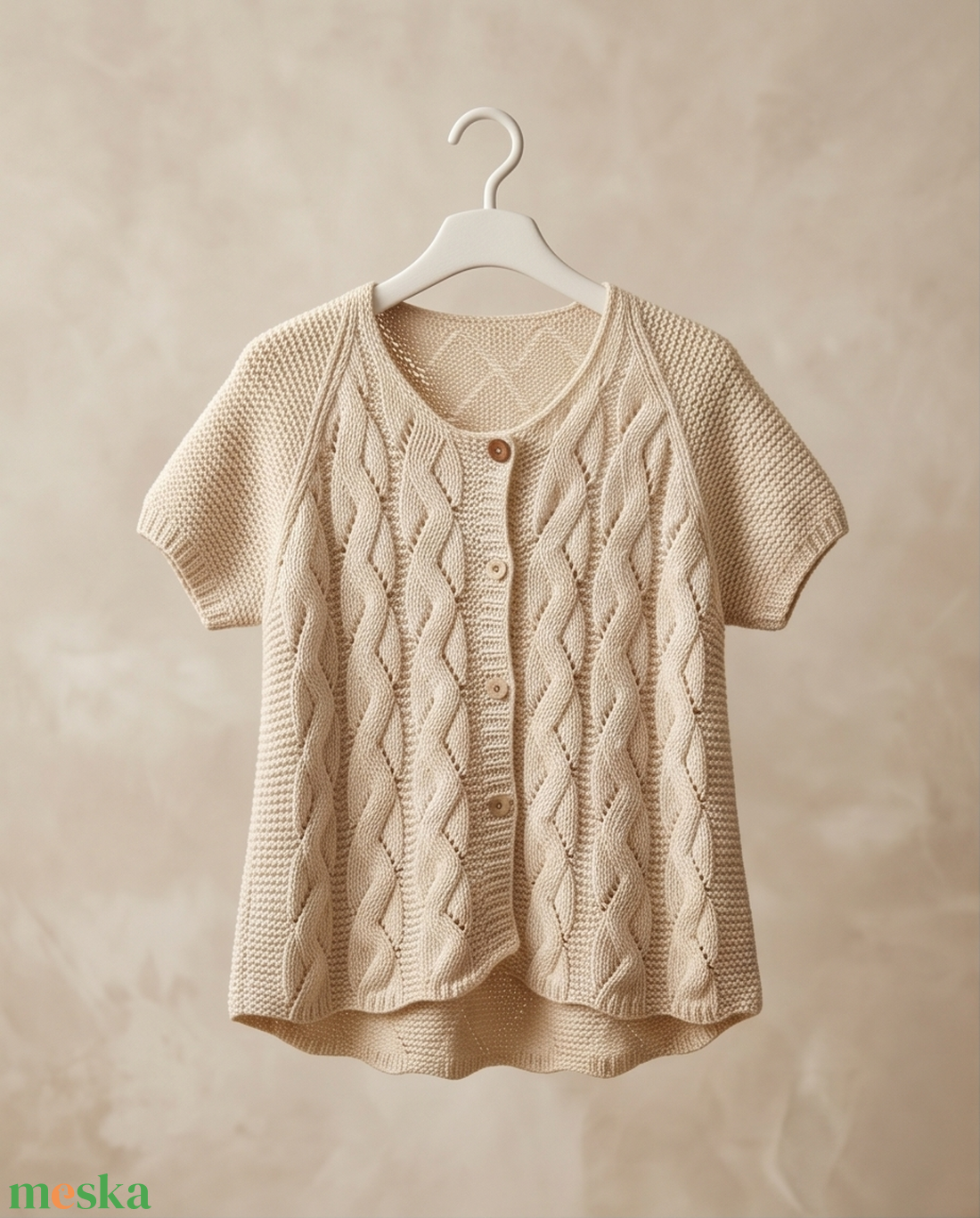 Kötött kardigán M-L - ruha & divat - női ruha - kardigánok - Meska.hu