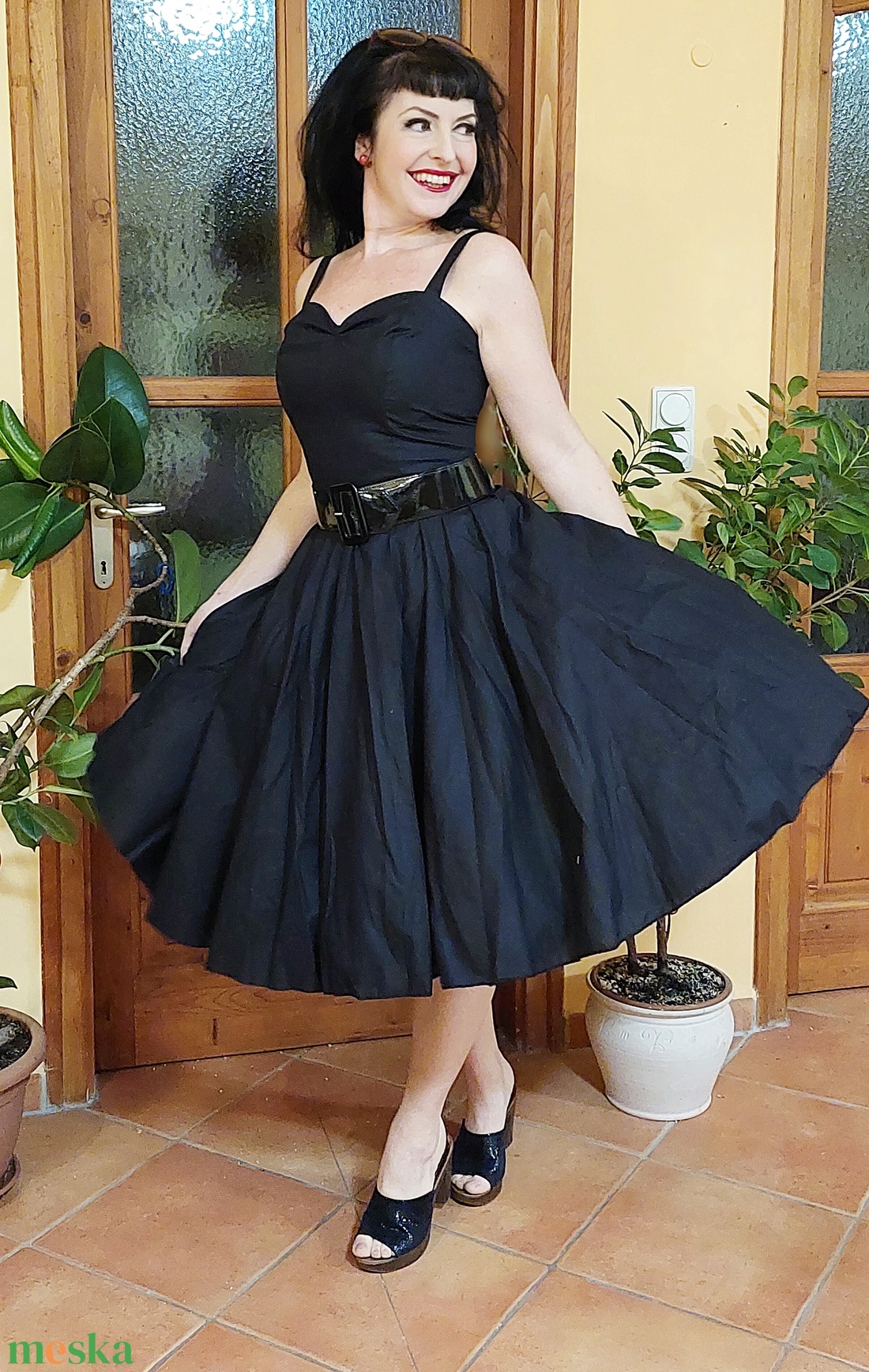 Pinup Rockabilly ruha fekete - ruha & divat - női ruha - ruha - Meska.hu Pinup Rockabilly ruha fekete - ruha & divat - női ruha - ruha - Meska.hu