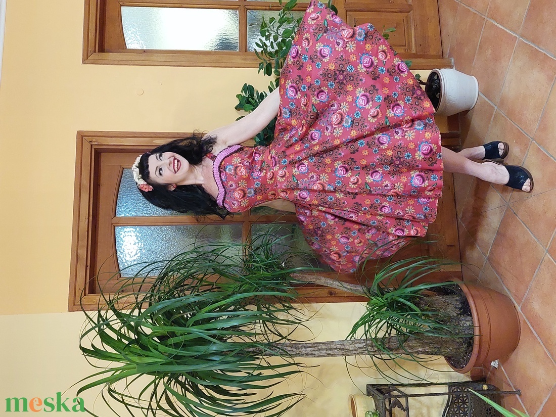 Folk Rockabilly ruha, matyó, kalocsai népi mintás néptánc - ruha & divat - női ruha - ruha - Meska.hu Folk Rockabilly ruha, matyó, kalocsai népi mintás néptánc - ruha & divat - női ruha - ruha - Meska.hu