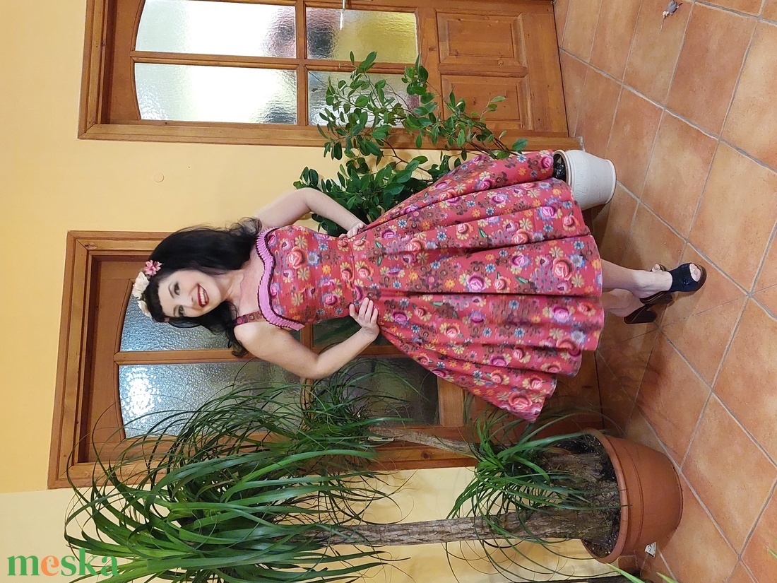 Folk Rockabilly ruha, matyó, kalocsai népi mintás néptánc - ruha & divat - női ruha - ruha - Meska.hu Folk Rockabilly ruha, matyó, kalocsai népi mintás néptánc - ruha & divat - női ruha - ruha - Meska.hu