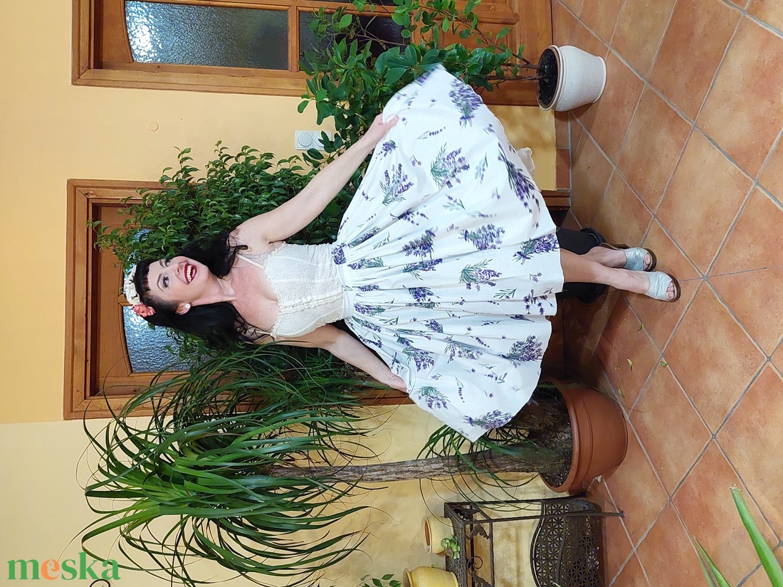 Pinup Rockabilly szoknya levendulás - ruha & divat - női ruha - szoknya - Meska.hu Pinup Rockabilly szoknya levendulás - ruha & divat - női ruha - szoknya - Meska.hu