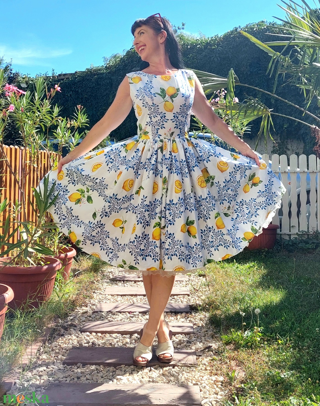 Pinup Rockabilly ruha citromos ruha - ruha & divat - női ruha - ruha - Meska.hu Pinup Rockabilly ruha citromos ruha - ruha & divat - női ruha - ruha - Meska.hu