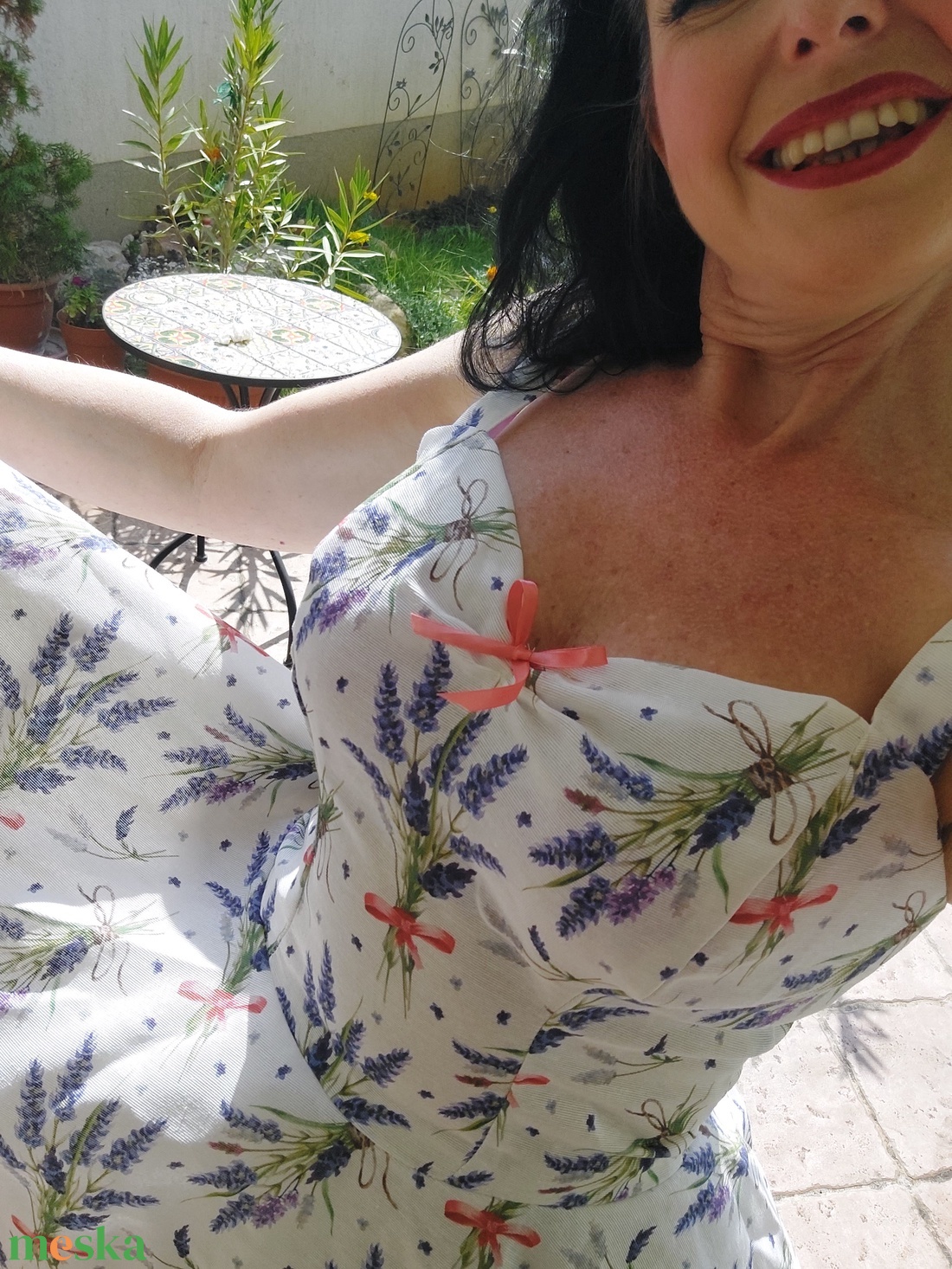 Rockabilly, pinup ruha levendula mintás - ruha & divat - női ruha - ruha - Meska.hu Rockabilly, pinup ruha levendula mintás - ruha & divat - női ruha - ruha - Meska.hu