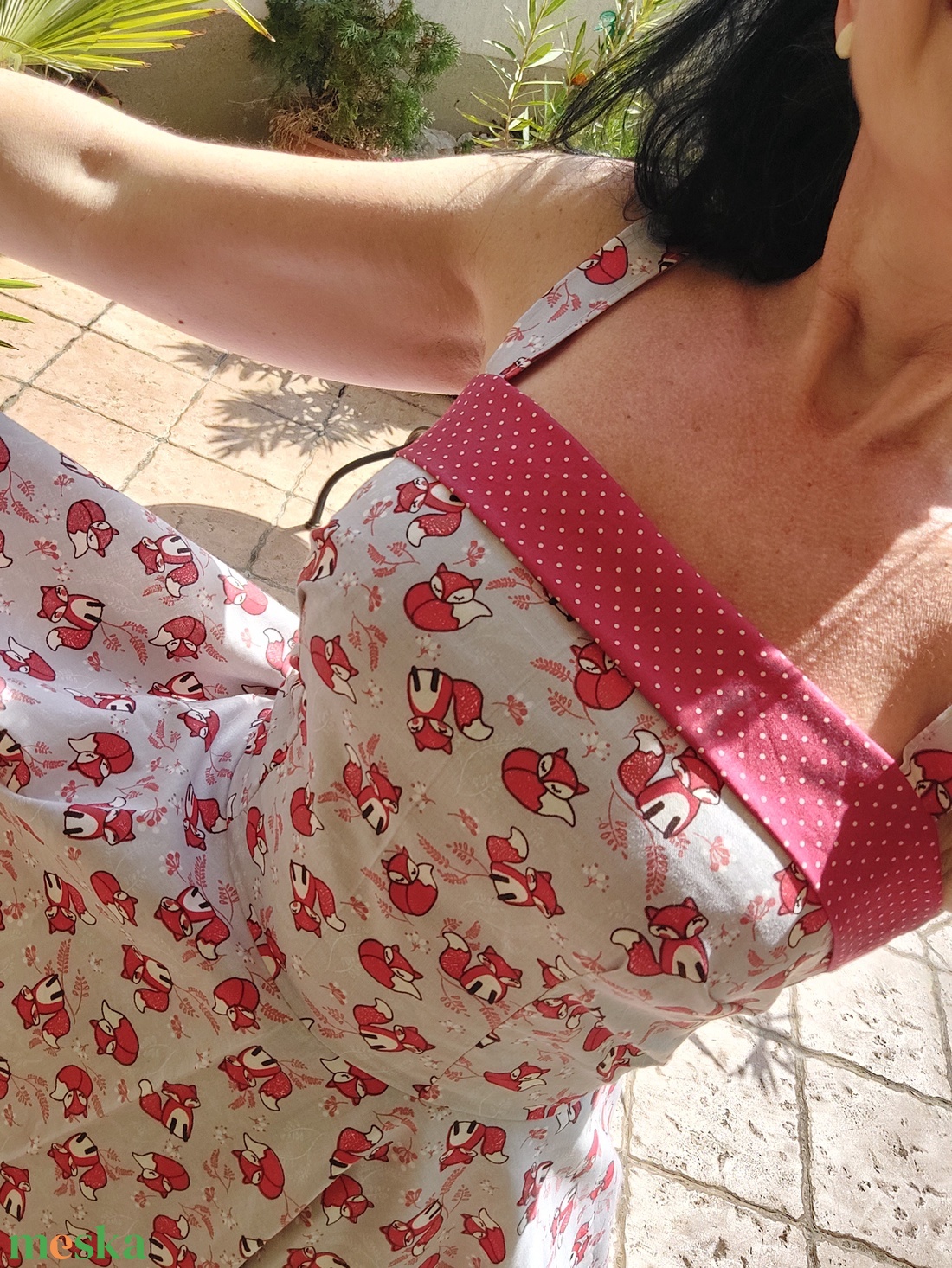 Rockabilly, pinup ruha róka mintás - ruha & divat - női ruha - ruha - Meska.hu Rockabilly, pinup ruha róka mintás - ruha & divat - női ruha - ruha - Meska.hu