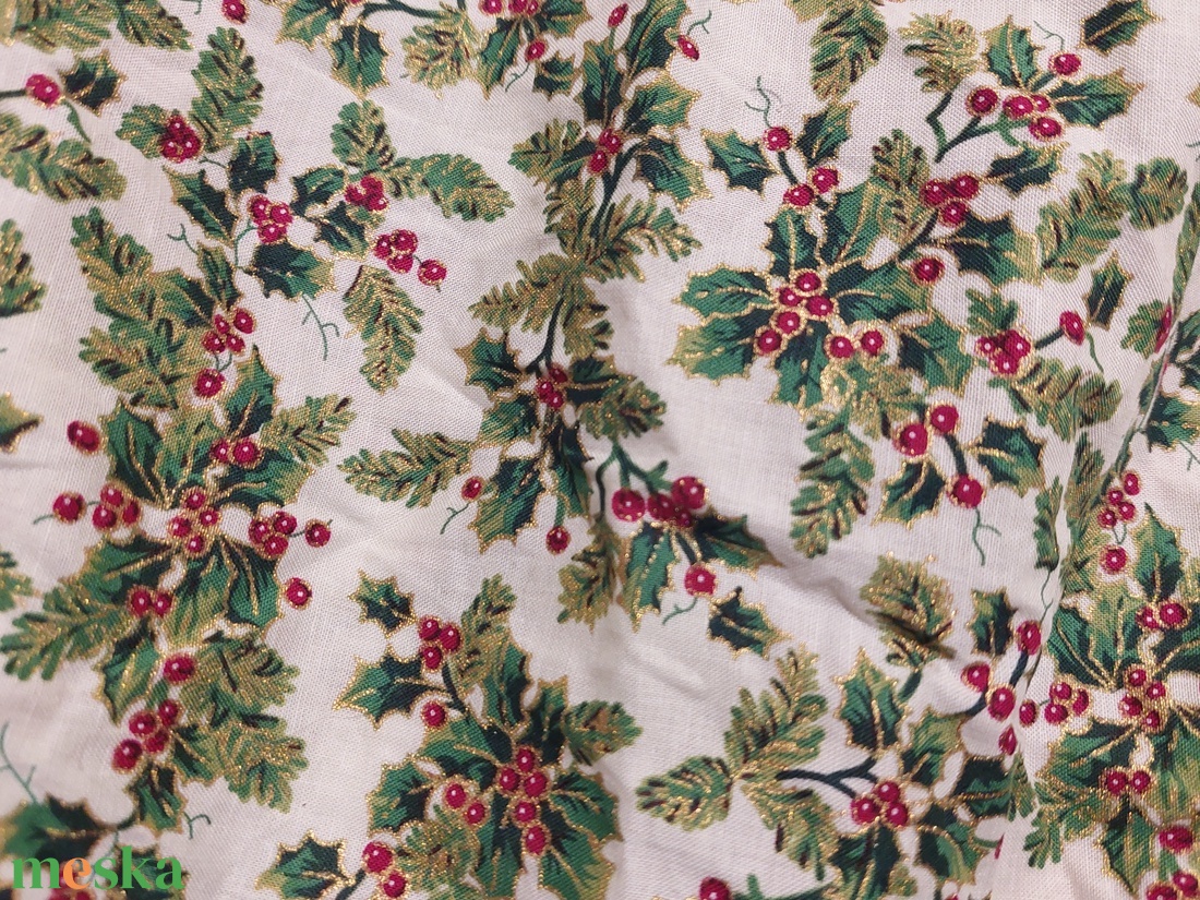 Pinup Rockabilly szoknya karácsonyi mintás  - ruha & divat - babaruha & gyerekruha - szoknya - Meska.hu