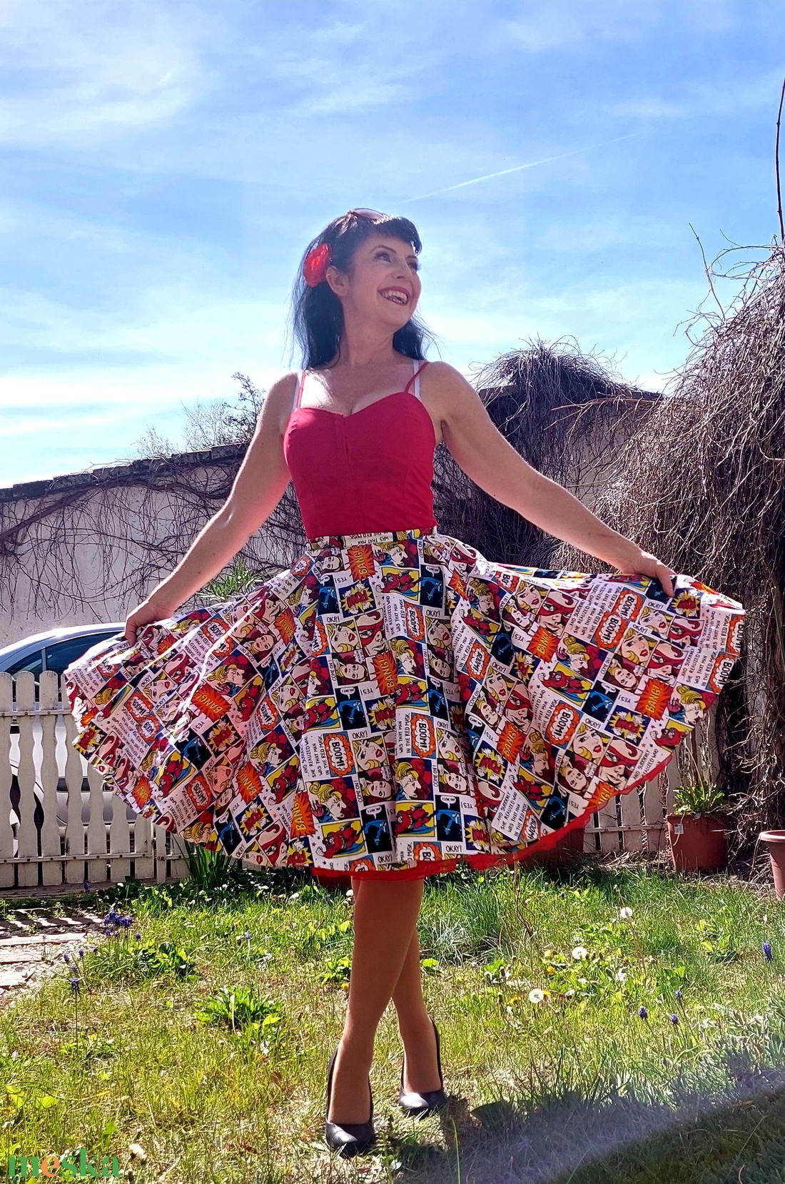 Rockabilly szoknya képregeny, szuperhős - ruha & divat - női ruha - szoknya - Meska.hu Rockabilly szoknya képregeny, szuperhős - ruha & divat - női ruha - szoknya - Meska.hu
