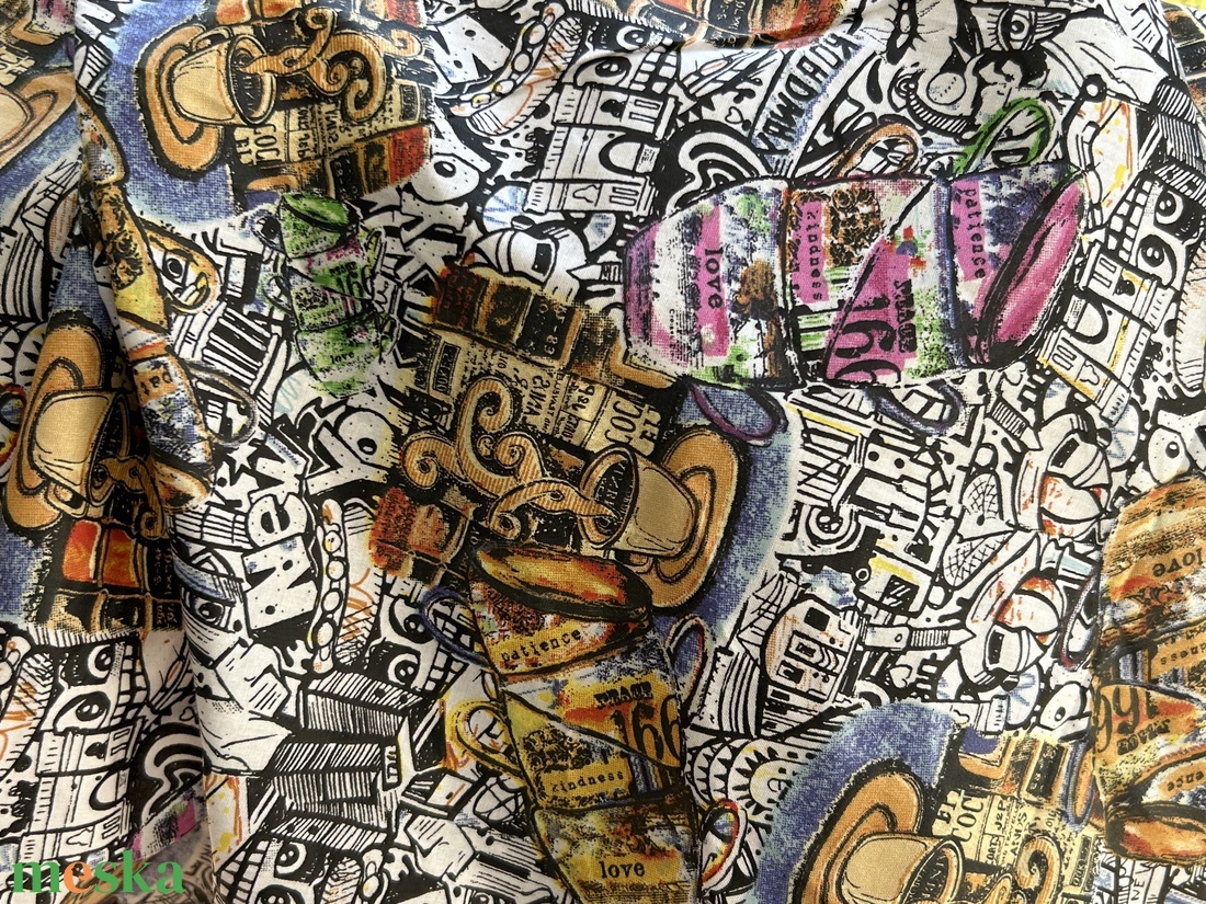 Pinup Rockabilly ruha, graffiti képregeny szuperhős  - ruha & divat - női ruha - ruha - Meska.hu