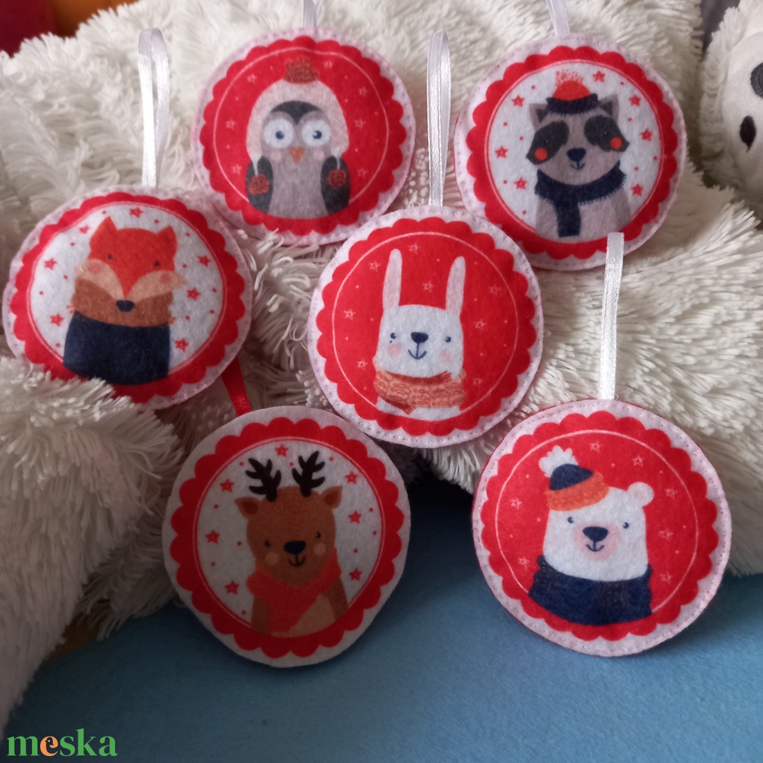 Téli szett Mikulásra, karácsonyra - karácsony - karácsonyi lakásdekoráció - karácsonyfadíszek - Meska.hu Téli szett Mikulásra, karácsonyra - karácsony - karácsonyi lakásdekoráció - karácsonyfadíszek - Meska.hu