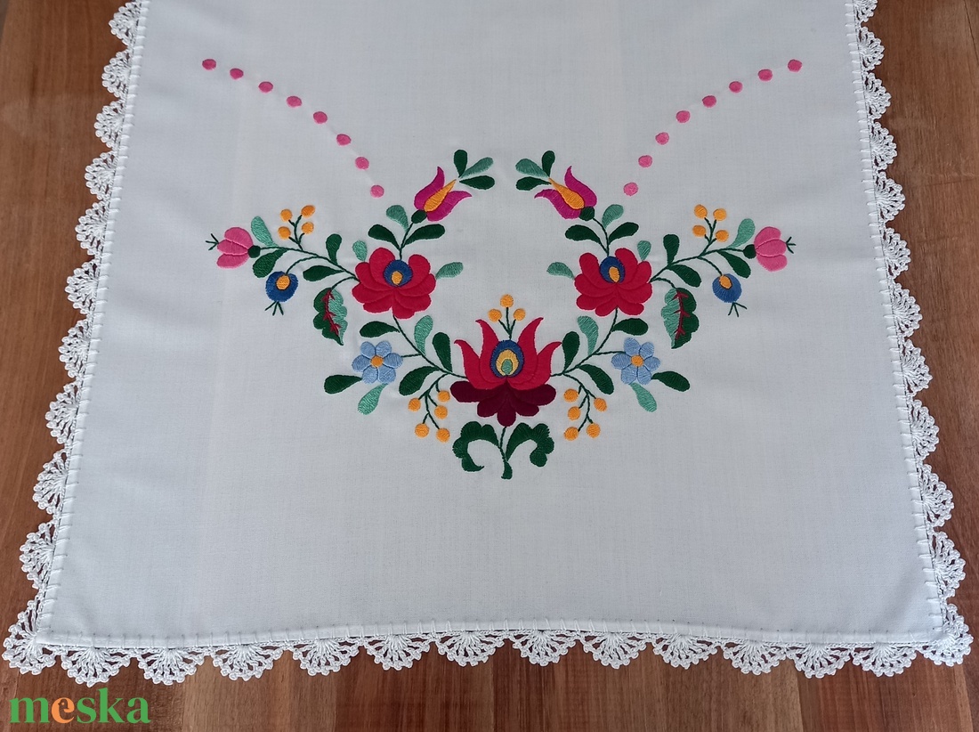 Matyó terítő  Matyóföldről 45�90 cm - otthon & életmód - lakástextil - abrosz, terítő - étkezőabrosz - Meska.hu