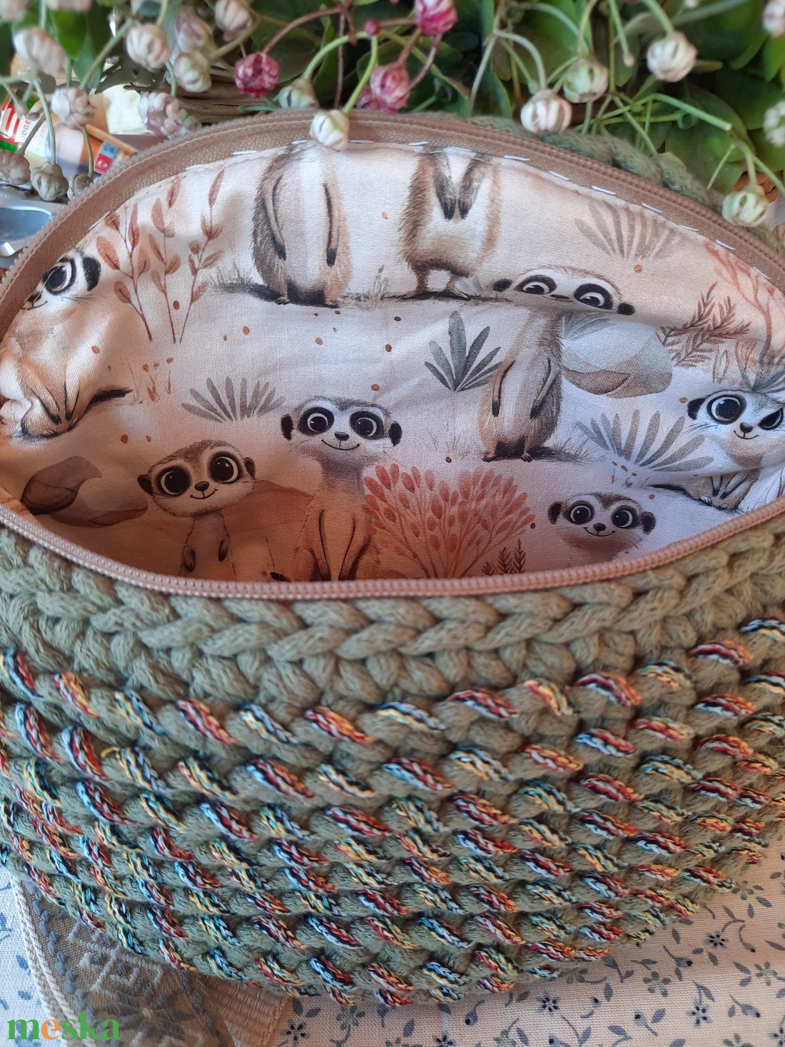 Horgolt crossbody - táska & tok - kézitáska & válltáska - alkalmi táska - Meska.hu