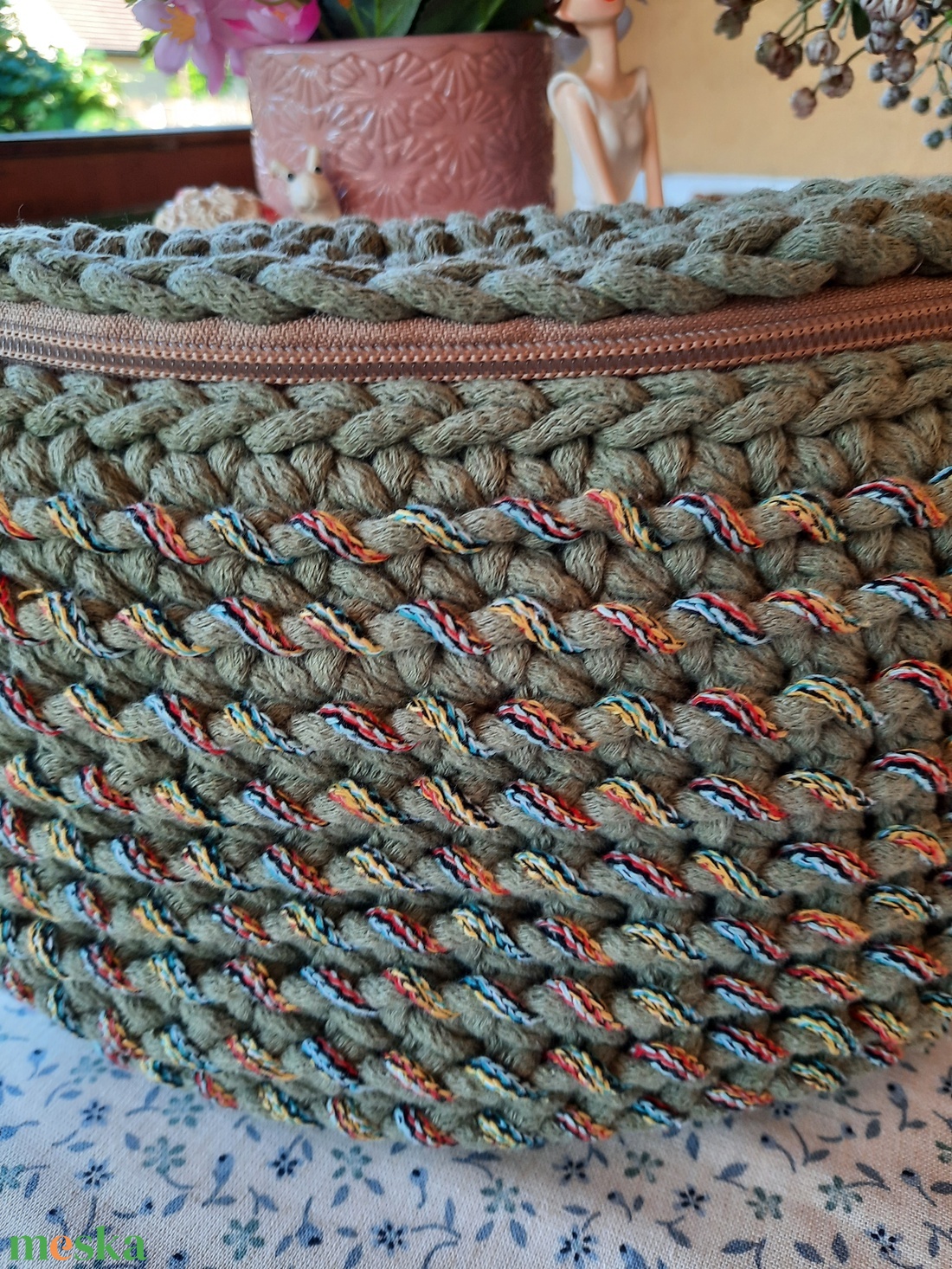 Horgolt crossbody - táska & tok - kézitáska & válltáska - alkalmi táska - Meska.hu