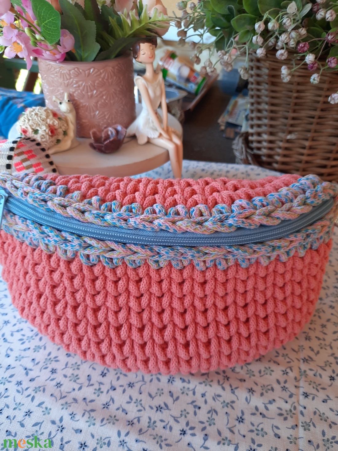 Horgolt crossbody - táska & tok - kézitáska & válltáska - alkalmi táska - Meska.hu