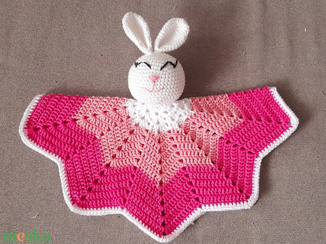 Nyuszis szundikendő  - játék & sport - 3 éves kor alattiaknak - alvóka & rongyi - Meska.hu