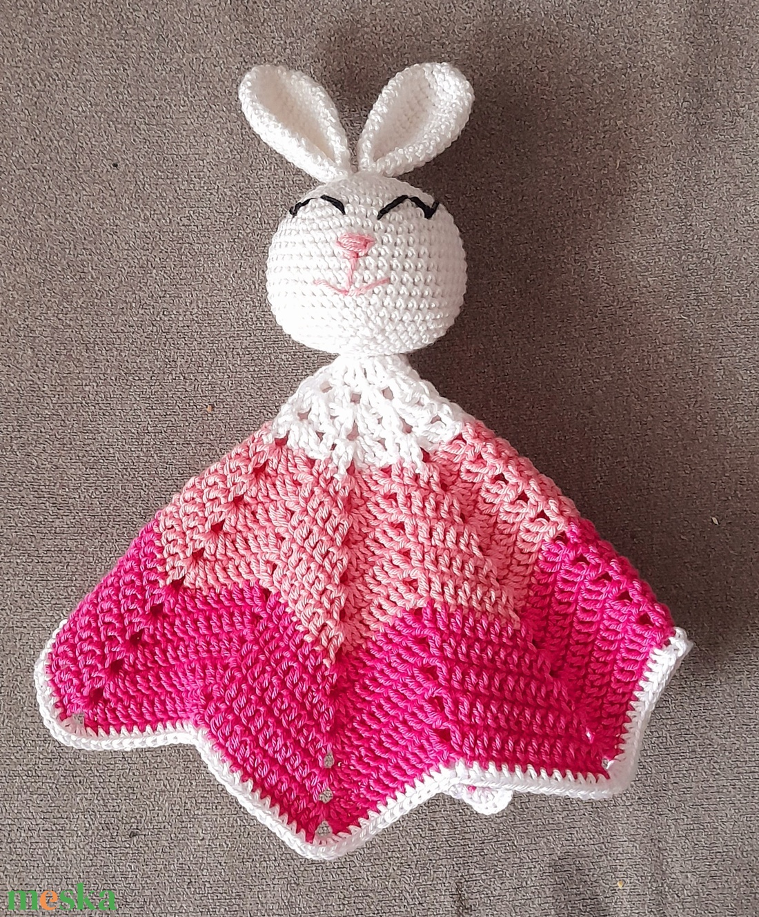 Nyuszis szundikendő  - játék & sport - 3 éves kor alattiaknak - alvóka & rongyi - Meska.hu