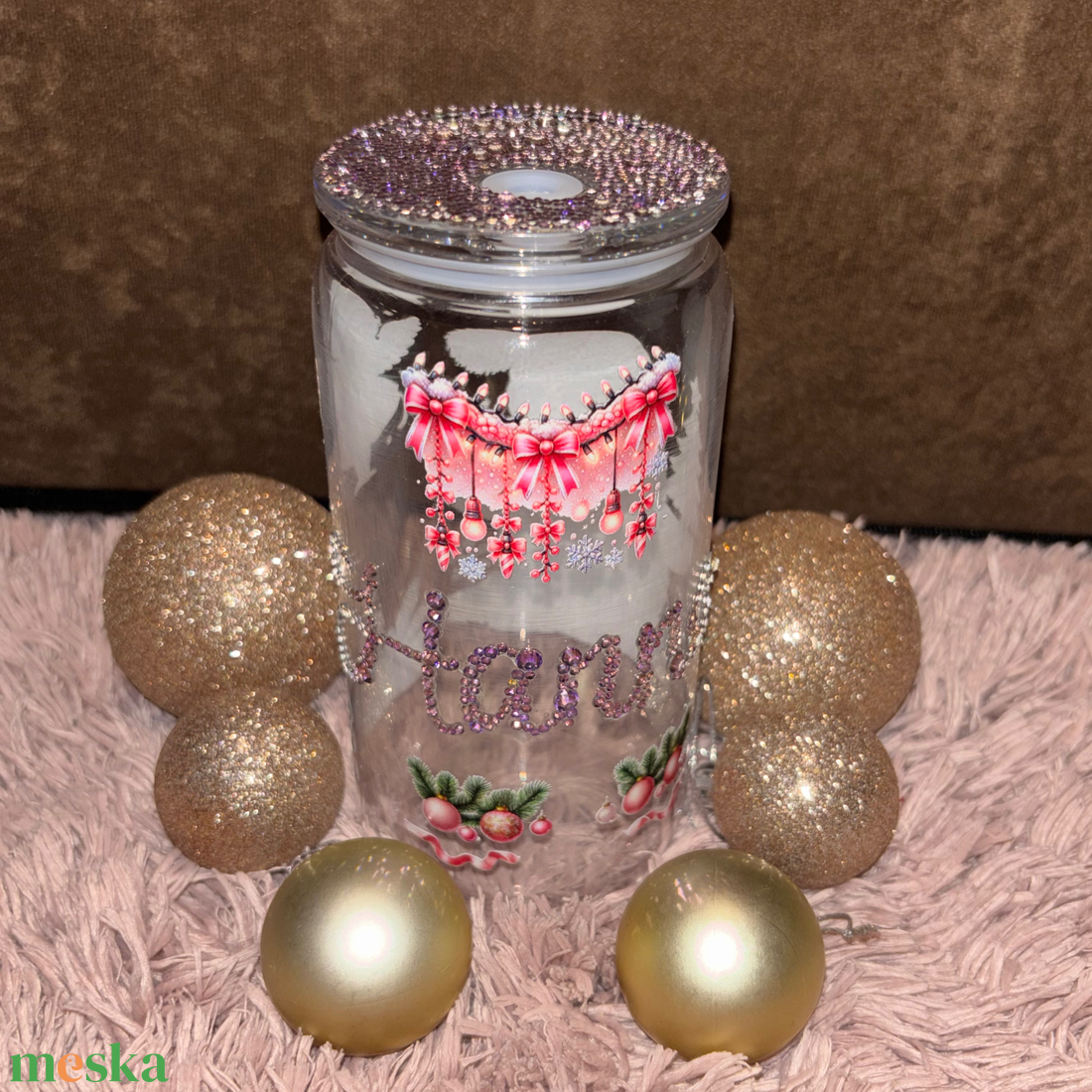 Egyedi köves pohár - otthon & életmód - konyhafelszerelés, tálalás - tálalás - pohár - Meska.hu