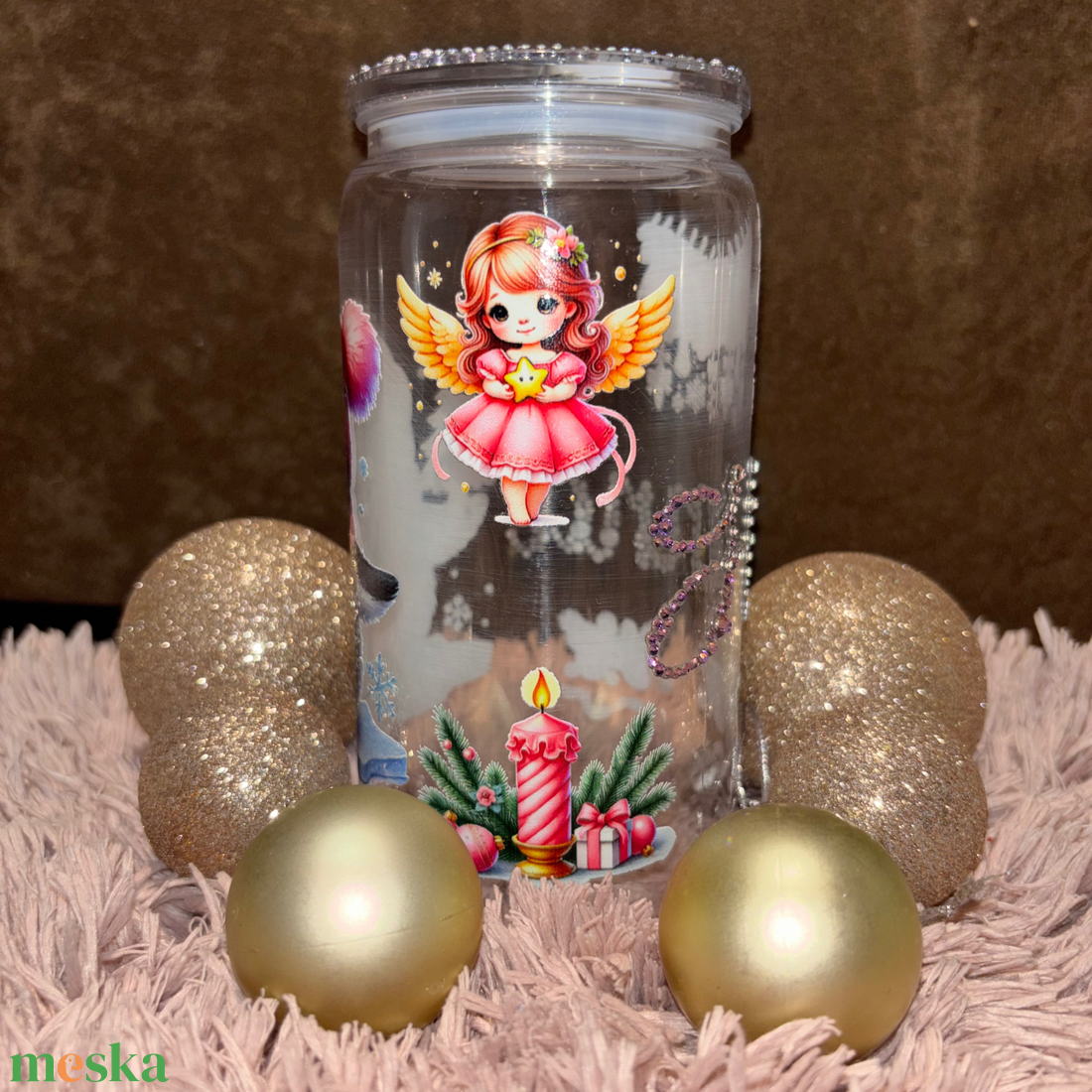 Egyedi köves pohár - otthon & életmód - konyhafelszerelés, tálalás - tálalás - pohár - Meska.hu