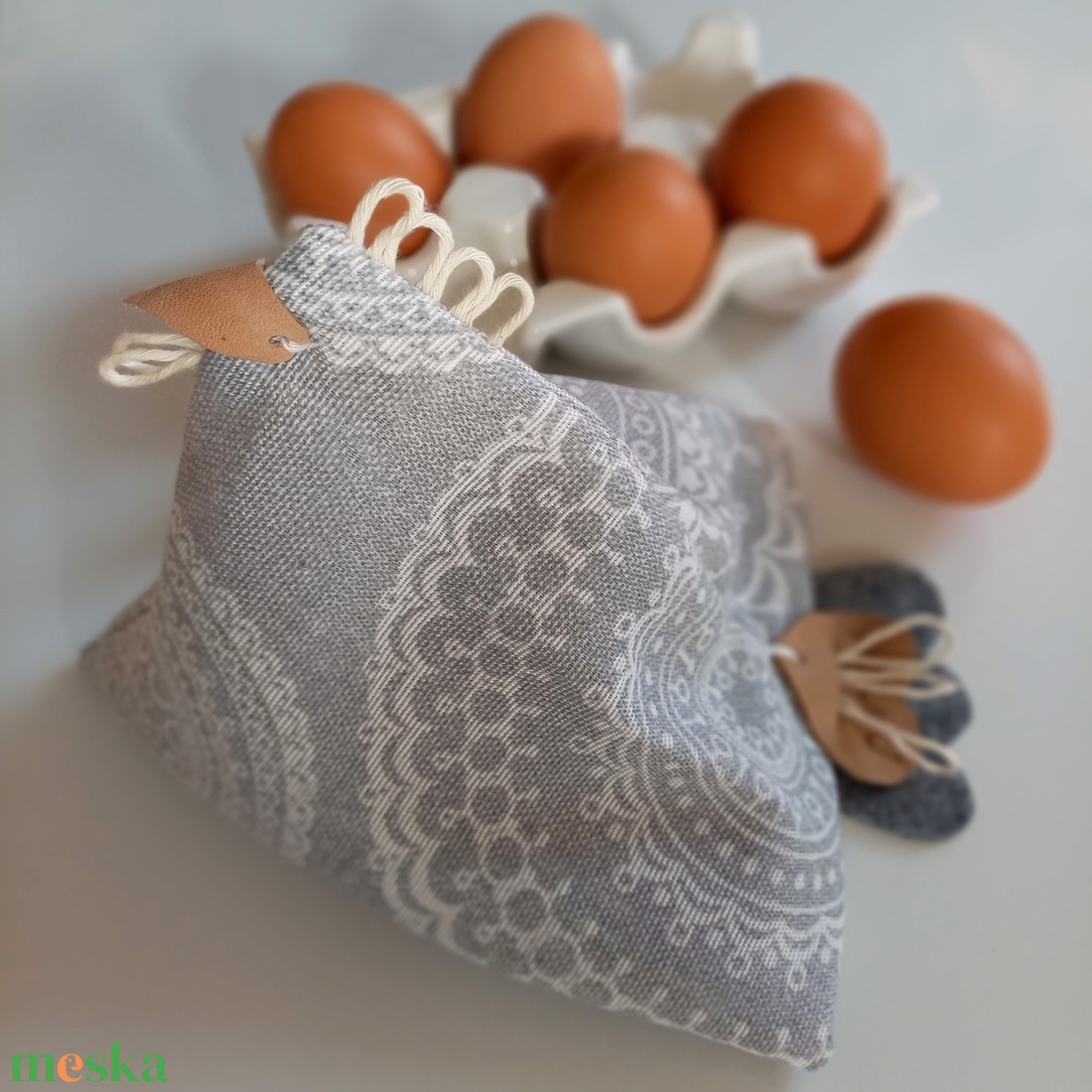 TYÚK - textil batyu - ünnepi díszek, dekorációk - húsvéti díszek és dekorációk - húsvéti ajándékátadó - Meska.hu