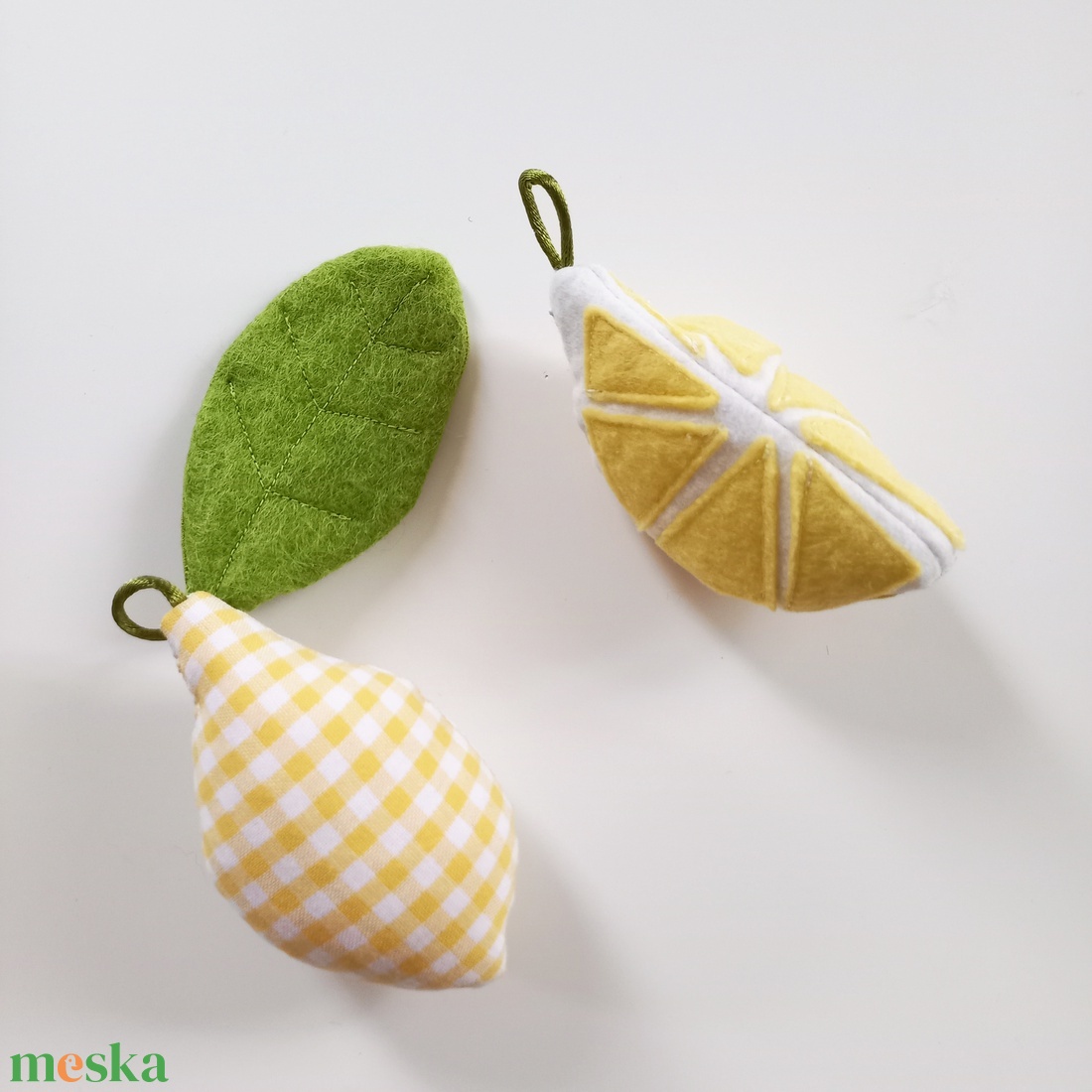 Zöldség csomag - citrom, fehérrépa, sütőtök, gomba - textil játék készlet bevásárló szatyorral - játék & sport - gyerekkonyha - játék ételek - Meska.hu