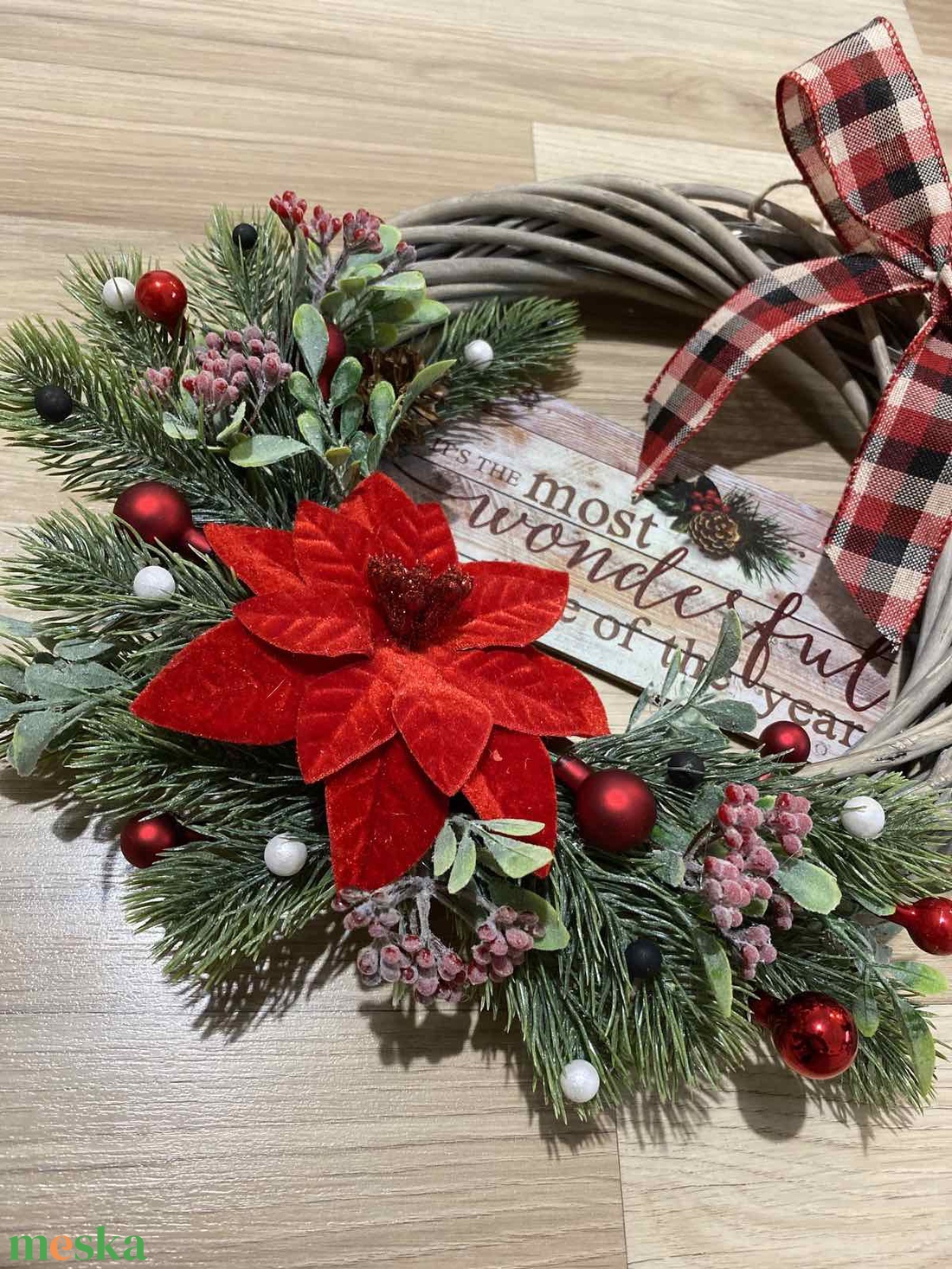 Karácsonyi kopogtató - karácsony - adventi díszek - adventi ajtódísz - Meska.hu Karácsonyi kopogtató - karácsony - adventi díszek - adventi ajtódísz - Meska.hu