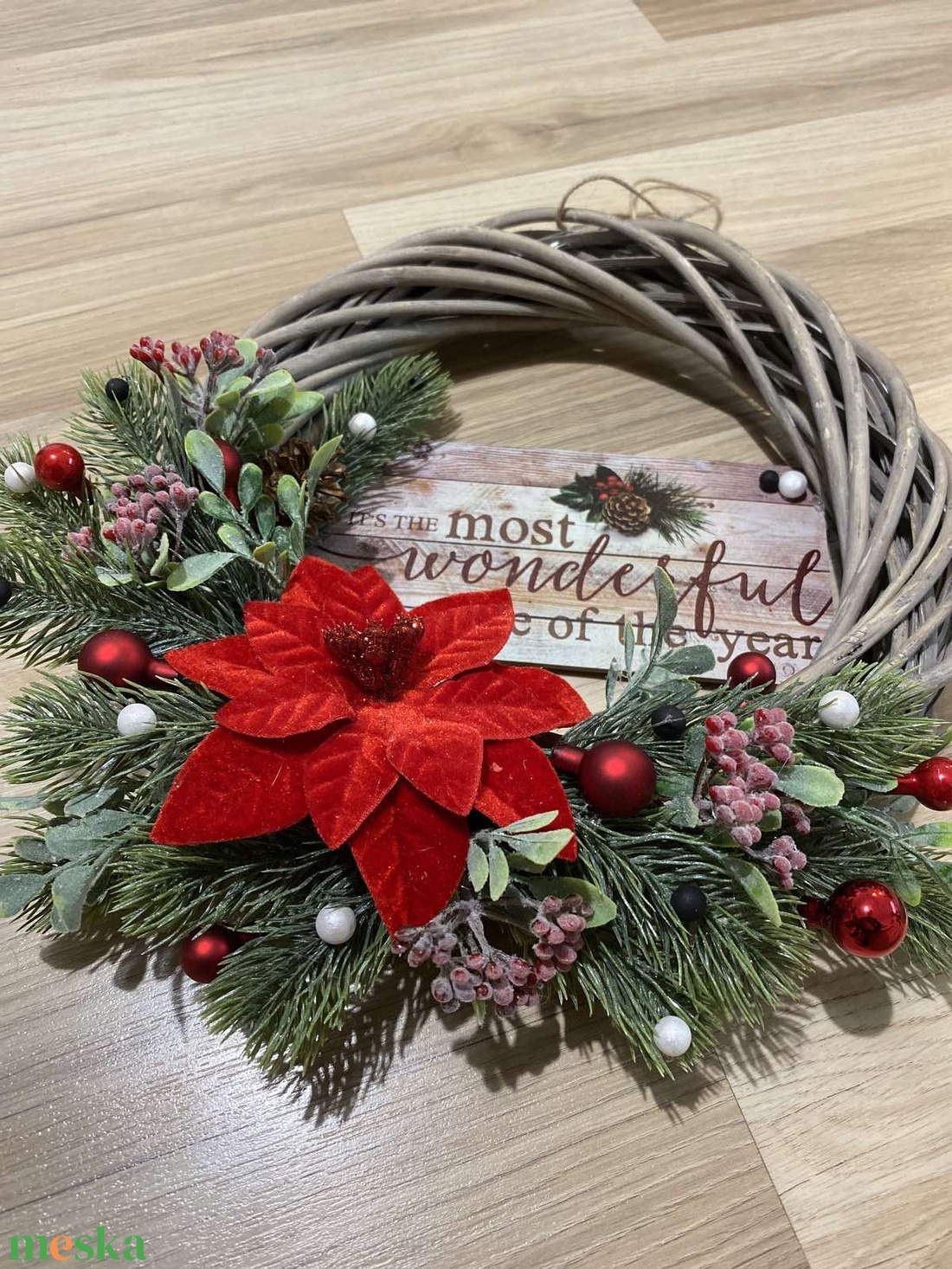 Karácsonyi kopogtató - karácsony - adventi díszek - adventi ajtódísz - Meska.hu Karácsonyi kopogtató - karácsony - adventi díszek - adventi ajtódísz - Meska.hu
