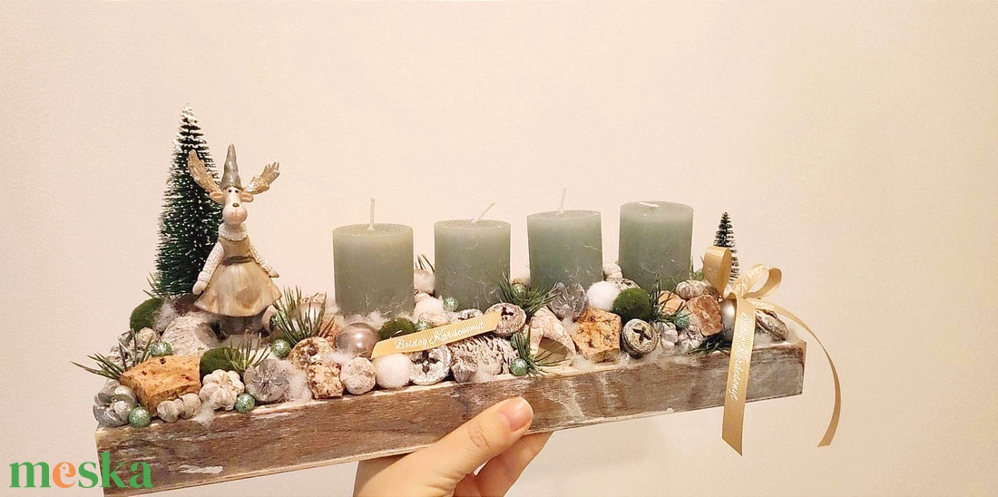 Adventi tál - karácsony - adventi díszek - adventi koszorú - Meska.hu Adventi tál - karácsony - adventi díszek - adventi koszorú - Meska.hu