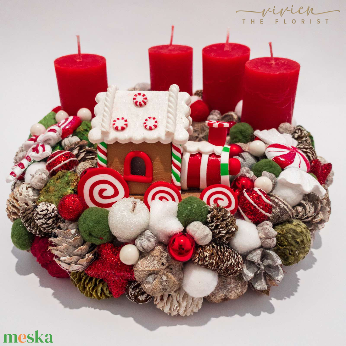 Kisvonatos dventi koszorú - karácsony - adventi díszek - adventi koszorú - Meska.hu Kisvonatos dventi koszorú - karácsony - adventi díszek - adventi koszorú - Meska.hu