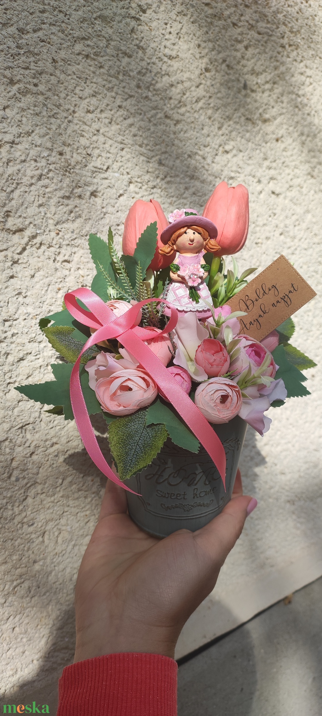 Anyák napi ajándék - otthon & életmód - virágdekoráció - virágdíszek - asztali virágdísz - Meska.hu